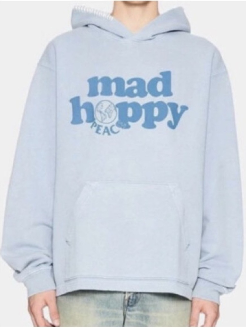 Madhappy Light Blue World Peace Hoodie